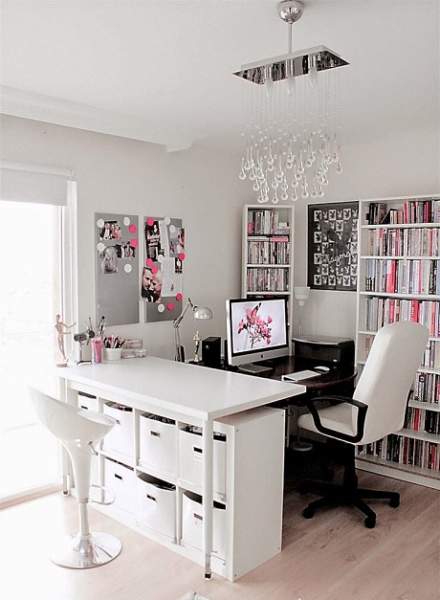 Ladies Home Office Design