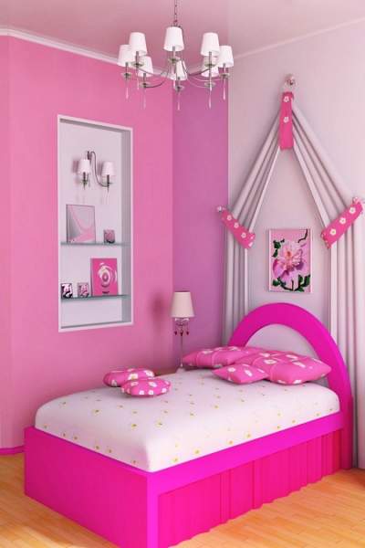 Pink Bedroom Designs For Small Rooms
