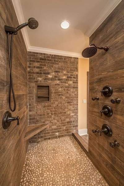 Rustic Bathroom Shower Ideas
