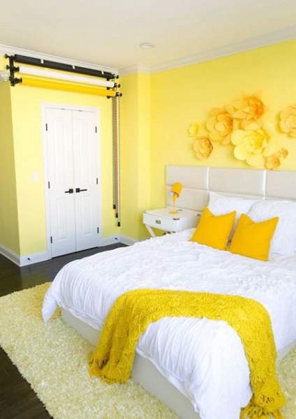Small Yellow Bedroom Ideas