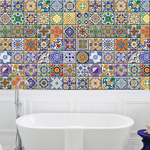 Vintage Bathroom Wall Tiles