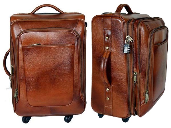 Suitcase in Leather
