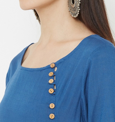 Buy Womens Rayon Ethnic Wear Boat Neck Kurti Online at Best Prices in  India  JioMart