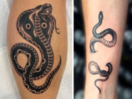 9 Stylish and Stunning Cobra Tattoo Designs!
