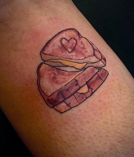 Delicious Sandwich Tattoo