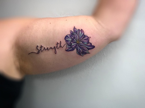 Floral Inside Arm Tattoo Ideas