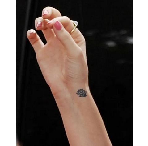 Katy Perry Lotus Tattoo