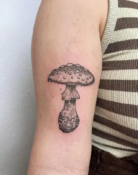 A Trip to Wonderland  Tattooing a Mushroom Tattoo