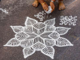 15 Popular Rangoli Designs with Dots – Step By Step Guide 2023