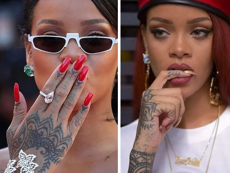 Pictures of rihanna\'s tattoos