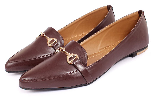 Sharp Pointed Heeled Loafers