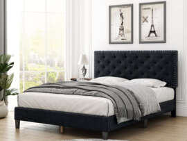 10 Best Black Bed Designs With Pictures In 2023
