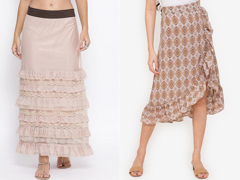 15 Trendy Designs Of Ruffle Skirts For Women With Beautiful Look