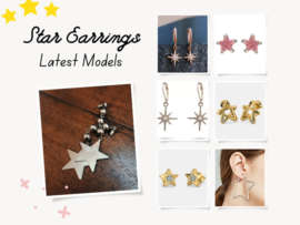9 New Designs of Star Earrings for Women With Trendy Look