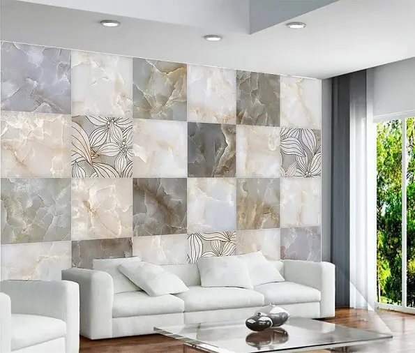 15 Inspiring Wall Designs For Hall With, Tiles Design For Living Room Wall In India