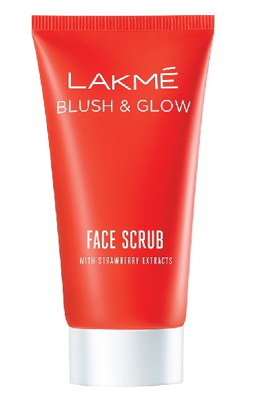 Lakmé Blush & Glow Strawberry Face Scrub