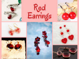 Red Earrings Collection – 9 Stylish and Stunning Designs