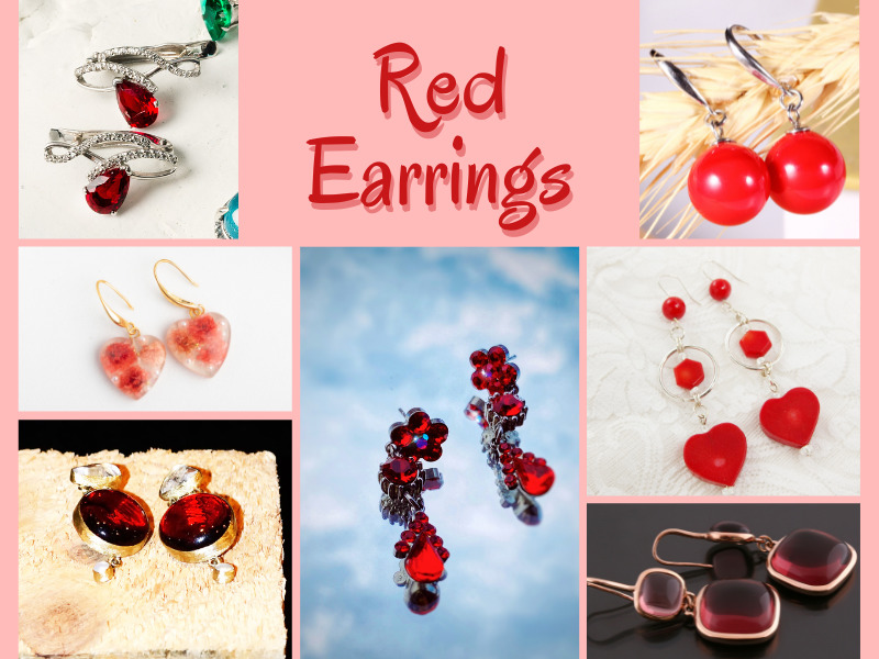 Red Earrings Collection 9 Stylish And Stunning Designs