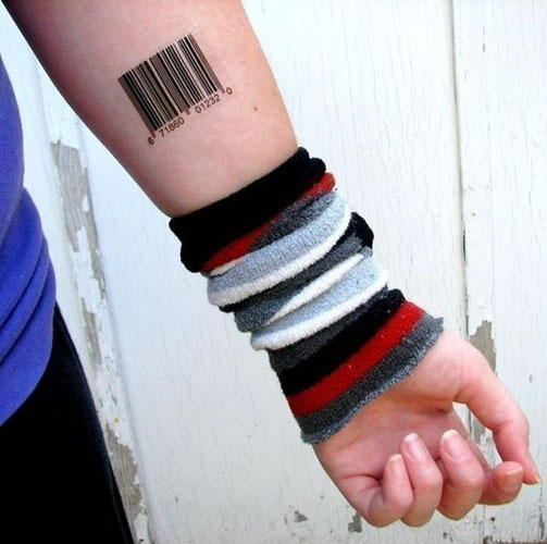 Best Barcode Tattoo Designs 7