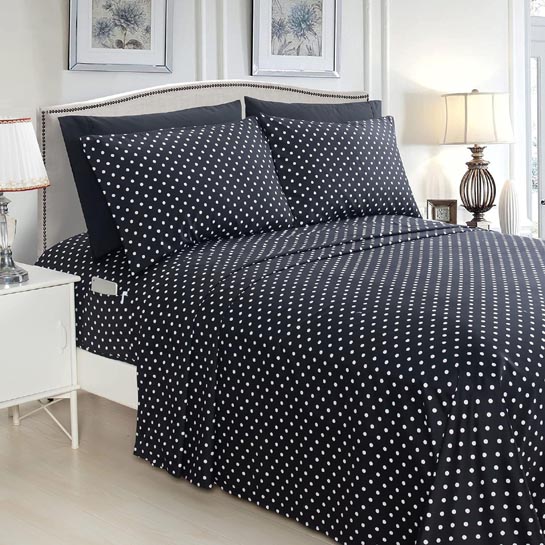 Dotted Bed Sheet Design