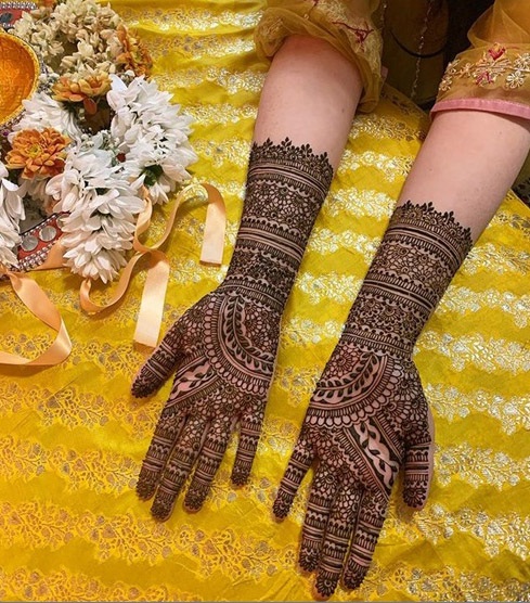 दुल्हन Special सुन्दर और आकर्षक मेहंदी का डिजाइन हाथों के लिए/Full hand  Bharwa mehandi design easy - YouTube