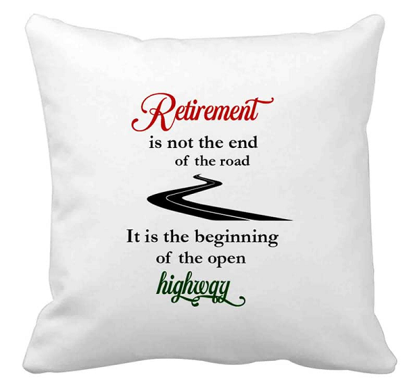 Pillow Cover For Retirement Gift