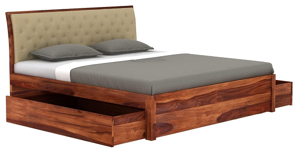 Storage Drawers Upholstered Bed