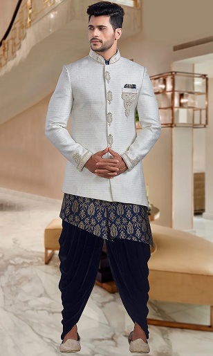Designer Fashionable Kurta Pyjama - Mens Long Kurta Pajama Manufacturer  from Mumbai