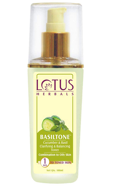 Lotus Herbals Basiltone Cucumber And Basil Toner For Oily Skin