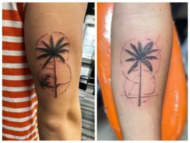 10 Beautiful Palm Tree Tattoo Ideas for the Nature Lover!