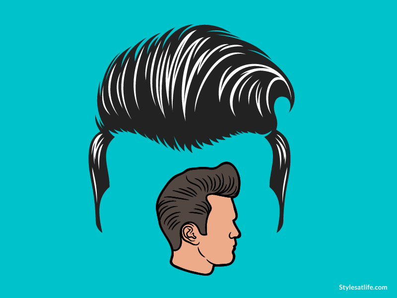 Short And Long Pompadour Hairstyles For Men