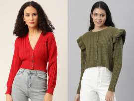 9 Modern Designs of Cropped Sweaters For Women