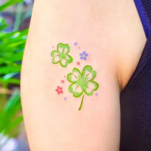 Four Leaf Clover Tattoos  Best Tattoo Ideas Gallery  Clover tattoos Four  leaf clover tattoo Shamrock tattoos