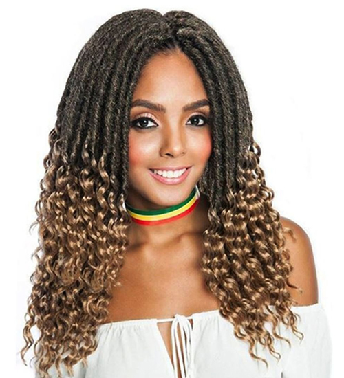Dreadlocks Haircuts with Blonde Highlights