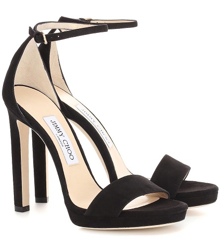 Shoes High-Heeled Sandals Strapped High-Heeled Sandals Mio Strapped High-Heeled Sandals black casual look 