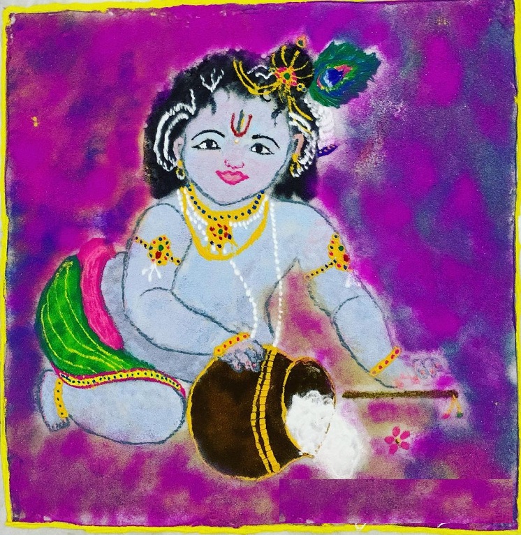 Krishna Rangoli