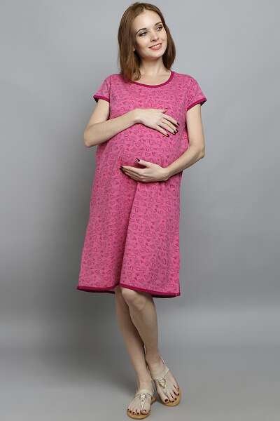 Pretty Pink Maternity Tunic