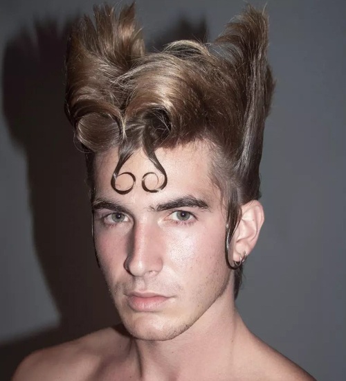 70's Inspired Punk Hairstyles for Men