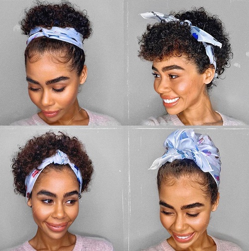 The Ultimate Guide to Headscarves | HOWTOWEAR Fashion | Scarf hairstyles, Bandana  hairstyles, Hair styles