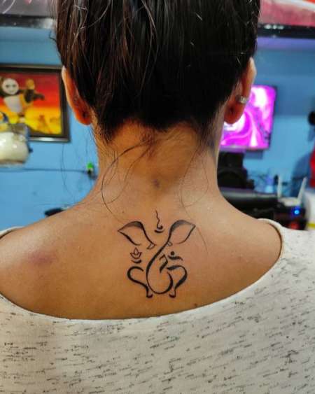 Tip 86+ about ganpati tattoo on neck super hot .vn