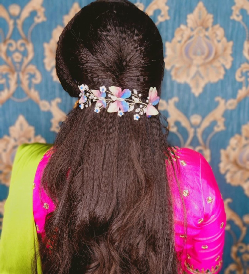Indian Reception Hairstyles 1