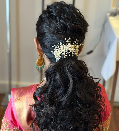 Indian Reception Hairstyles 3