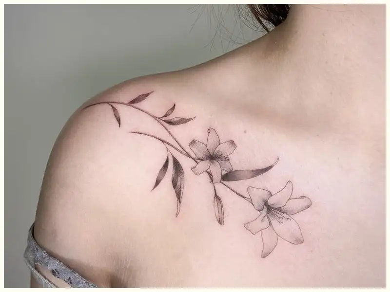 55 Awesome Lily Tattoo Designs  Art and Design  Lily tattoo Lily flower  tattoos Easter lily tattoo