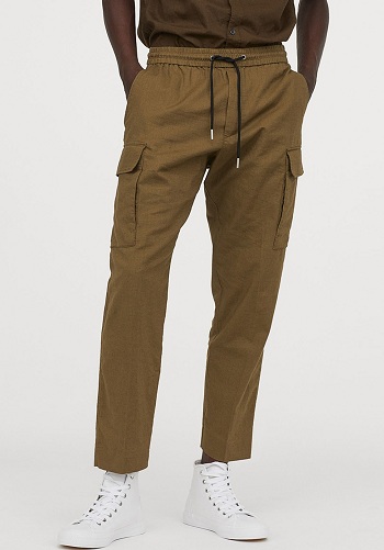 Linen Cargo Pants