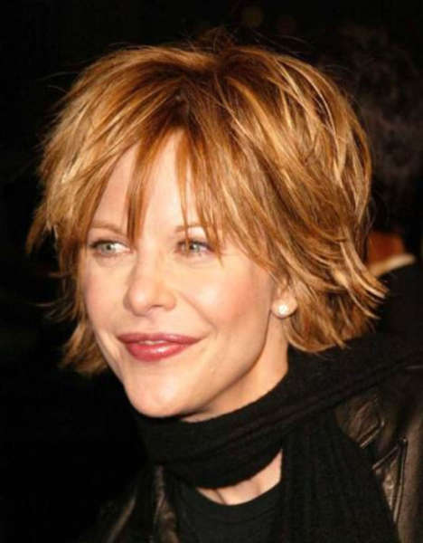 Meg Ryan Hairstyles Messy Layers Hairstyle