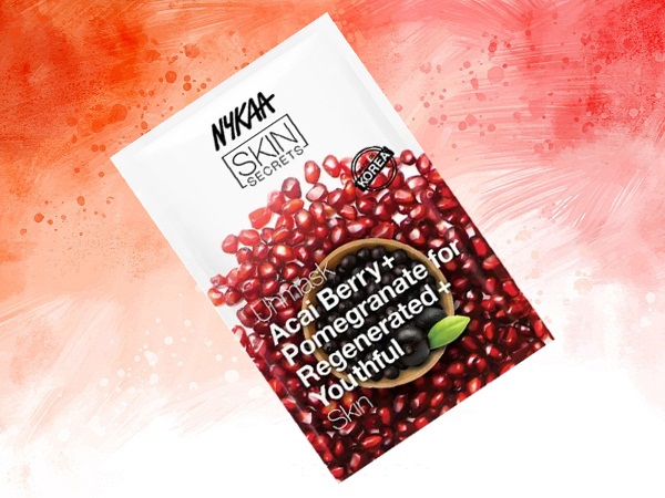 Nykaa Skin Secrets Acai Berry + Pomegranate Sheet Mask