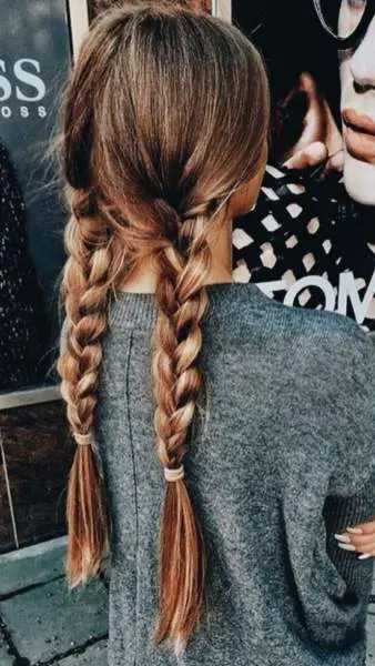 72 Braid Hairstyles That Look So Awesome  Cute Pigtail Hairstyle
