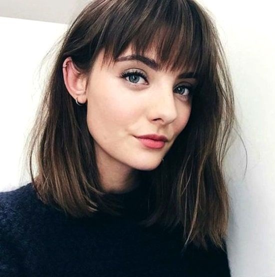 10 Eye-Catchy Baby Bangs Haircuts for Women | Styles At Life