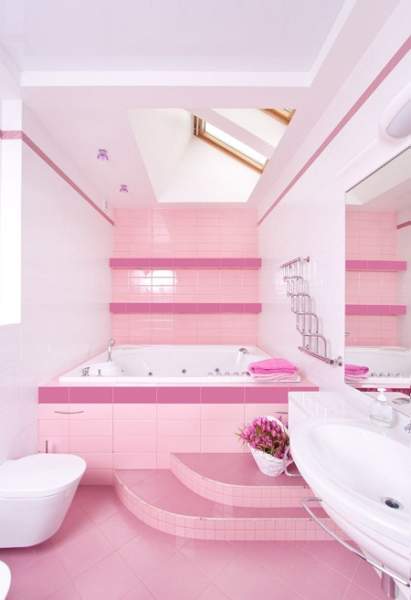 Pink Bathroom Suite Designs