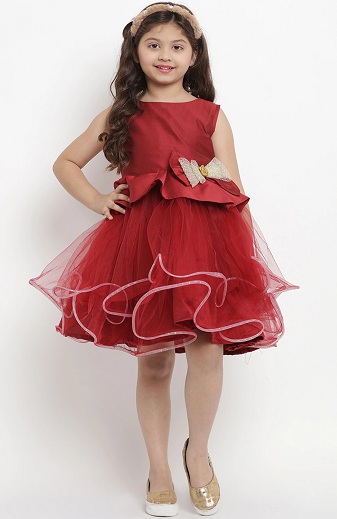 Birthday Party Dress for Kid Girls